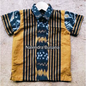 Dress Tenun Wanita kekinian Mix sifon