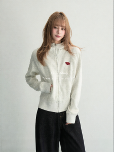 ARCG | Hooded Slim-fit Thickened Flannel Womens Hoodie Jacket Short Zipper