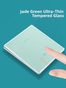 Ultra-thin Tempered Glass Switch Socket Panel 86 Type 1 Switch 5+ Holes USB