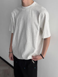 Black Cool Sensation T-Shirt Mens Summer Half Sleeve Color Block Short Sleeve CleanFit Standard Style Youth Fashion round Neck