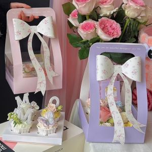 Cầm Tay Nút Bướm Hộp Bánh Giấy Cupcake Hộp Ngày Của Mẹ Ngày Y Tá Bao Bì Hộp Quà Tặng Làm Bánh Diy Bánh Ngọt Hộp Đóng Gói