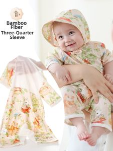 UCBABY | Bamboo Fiber Newborn Summer Pajama Romper