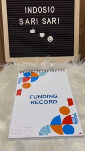 FUNDING RECORD • Laminated Cover • A5 / A4 size • 80gsm • 70 leaves • 140 pages • OPTION TO CUSTOMIZE