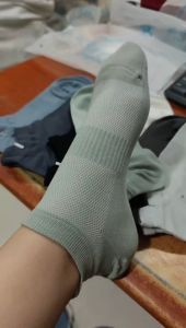 11037 Kaos kaki pria pendek semata kaki Kaos Kaki Kerja Kasual Kantor Cowok Polos Ankle Socks bahan katun Cotton Socks