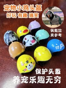 Pet Bird Helmet Protection Cover Duck Head Motorcycle Hat Parrot Chicken Duckling Shape Accessories Easy Flying Brand