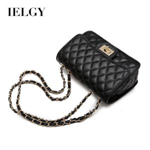 IELGY Fashionable Bag Korean Style Shoulder Crossbody Rhombic Chain