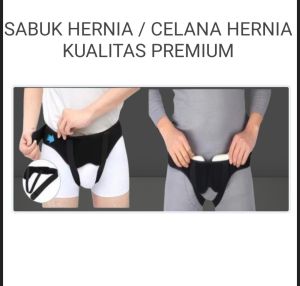 SUAMI NORMAL LAGI  CELANA HERNIA HERNIA UNTUK DEWASA KUALITAS PREMIUM HITAM  *cara pemakaian chat admin kami*