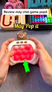 TẶNG PIN - Đồ chơi Pop it thế hệ mới - máy điện tử chơi game Pop it giải trí bấm nút theo đèn nhạc với nhiều level