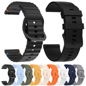 20mm 22mm Watch Band for Garmin Vivoactive 6 5 3 strap Venu 4 3 2/Forerunner 570 265 255 245 165 Music Sports Silicone Bracelet