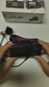 HPกล้องติดรถยนต์ WiFi หน้าจอ 2 นิ้ว พร้อมการเชื่อมต่อสมาร์ทโฟนแบบความคมชัดสูง มองเห็นตอนกลางคืนทั้งด้านหน้าและภายในรถ