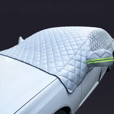 CHEJUSHI | Half Car Cover for Snow and Frost Protection Winter Length