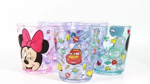✅พร้อมส่งในไทย✅แก้วน้ำ แก้วน้ำพลาสติกลายดิสนีย์ Disney แก้วน้ำดื่มจุ 300 ml มีหูจับ.(ลายหน้า-หลัง)