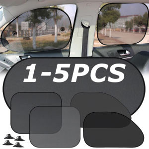 5PCS Car Sunshade Covers Cover Universal Windscreen Folding Visor Reflector Windshield Auto Window Sun Shade Protector Accessories