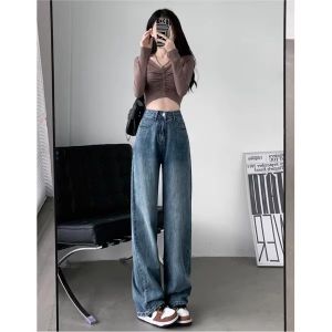 La Chapelle | Black High Waist Flared Slim Fit Straight Jeans