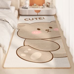 Zeen Carpet Bedroom Cashmere carpet Soft And Skin-friendly Bedside Blanket Family bedroom living room sofa bay window square long floor mat