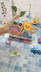 🔥HOT🔥 2400pcs ปริศนาน้ำลูกปัด DIY สเปรย์น้ำลูกปัดชุดเกมบอล 3D ชายและหญิงเด็กแฮนด์เมดของเล่นมายากล