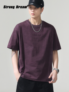Hip Style Breathable Casual Mens Round Neck Short Sleeve T-shirt