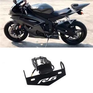 Motorcycle License Plate Bracket Taillight Mount Support Number Plate Frame for Yamaha R6 2006-2016 YZF-R6 2017 2018 2019