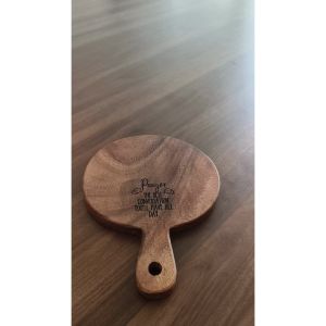 Engraved Acacia Snack Platter 6x9 / Personalized Engraving