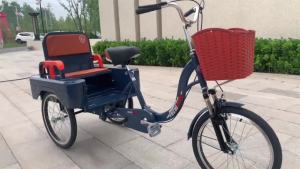 Adult Elderly Tricycle Tricycles For Adults Car for the Old Elderly Pedal Bicycle Double Bicycle with Children