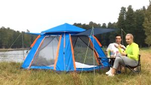 COD tent Person Waterproof Automatic tent Pop Up Double Layers Camping Tent With Yard Tent