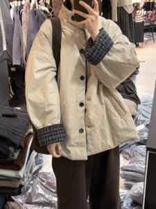 YINGDAI | Plaid Reversible Insulated Coat Warm