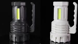 New White Laser Long Range Lantern Outdoor Strong Light LED Flashlight Rechargeable Long Life Searchlight Portable High Power