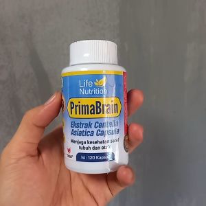 PRIMA BRAIN Vitamin Otak Terbaik Anak Dewasa Nutrisi Otak Saraf Nafsu Makan Peningkat Daya Ingat Mencegah Pikun Memperbaiki Saraf Otak Kelelahan Pencernaan Imunitas BRAINTONIC