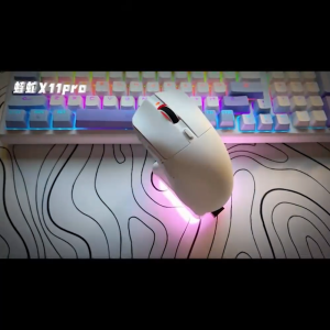 K-Snake X11 Mouse Wireless Mice with Charging Dock Gaming Three Mode 6 DPI RGB LED Light Magic Base Magnetic PAW3311