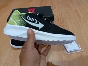 Sepatu Sekolah Anak Laki Laki Perempuan Sepatu Warna Hitam Murah Tali Perekat Rekat Kecil Tanggung Umur 2-5 Tahun PAUD TK SD SMP SMA Kelas 1 2 3 4 5 6 7 8 9 0-KIDZTUBS1721011924