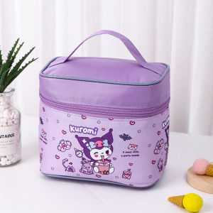 Hộp Đựng Thức Ăn Bằng Thép Không Gỉ Hello Kitty 304 Có Nắp Đậy Hộp Đựng Cơm Ấm Có Thể Đun Sôi Kín Chống Rò Rỉ
