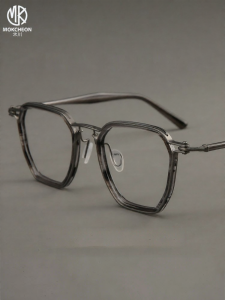 MOKCHEON | Large Face Vintage Pure Titanium Wide Frame 160mm