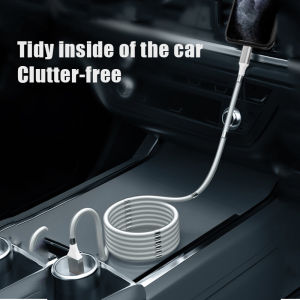 (Ready Stock)Hyper Fast Magic magnetic Absorption Cable Data Charger Cable 1m Magnetic charging cable for type-c /IPHONE/Micro usb 5A magnetic cable 5A magnetic cable Fast Charging Cable 手机快充 充电数据线