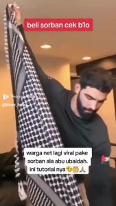 Sorban Santri Syam Story Murah Adem Enak Di Pakai Sorban Lebaran Puasa Shlat