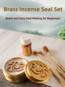 Bronze Integrated Incense Burner Indoor Home Use Scenic Incense Burner Mini Chinese Style for Home Decoration And Aromatherapy