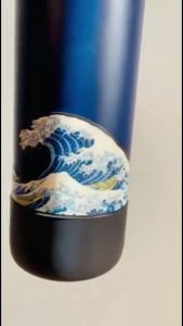 KANAGAWA WAVE INFINITY STICKER FOR AQUAFLASK/HYDROFLASK (Waterproof and scratch proof vinyl laminated)