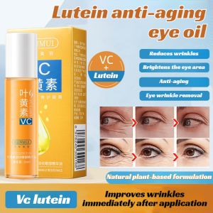 【Eye Lutein】Eye Essence Oil Dry Skin Firming Anti-Wrinkle Nourishing Light Lines VC Essence Oil Roller Ball Firming Eye Area Anti-Wrinkle Moisturizing Lighten Fine Lines Dark Circles叶黄素眼油