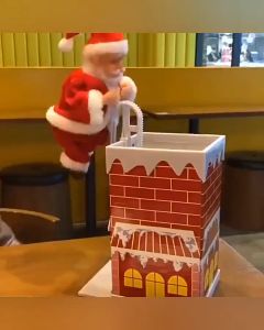 【BHQ&HOME】ของเล่นซานต้า ปีนเชือกอัตโนมัติ บันไดปีนเขาซานตาคลอส ของขวัญคริสต์มาส ของเล่น