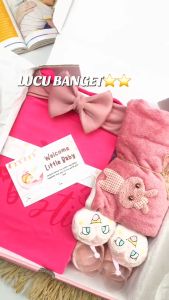 Hampers Kado Bayi Baru Lahir Jumper Set Handuk 4in1 Free Box / Kado Bayi lahiran