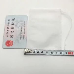 Corn Fiber Folding Tea Bags 5.5*6cm 100 Pack Filter Bag Tea Bag for Brewing Tea