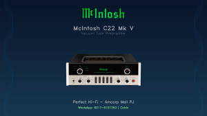 McIntosh C22 Mk V Vacuum Tube Preamplifier 7 Inputs MM MC Phono Balanced XLR — Made in USA