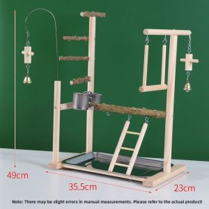 VOA | Parrot Stand Entertainment Perch Poop Device Scratching Stick