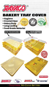 RAYACO Bakery Tray Cover Only(FULL TRANSPARENCY)/Slide Cover Tray/Bread Cake Bakery Cover/Cover Only