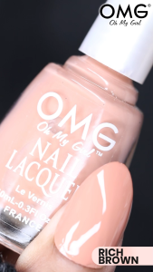 OMG Nail Lacquer 10ml - Rich Brown