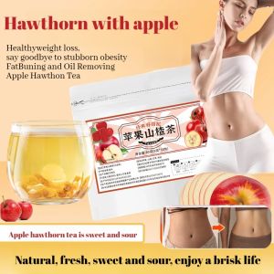 【MISUIY】 Oil-Removing &Amp Slimming 【Apple Hawthorn Tea】燃脂排油苹果山楂茶 Refresh Apple Tea Fruit Tea Oil Discharge Fresh Sweet and Sour Red Date and Tangerine Peel Apple Hawthorn Tea Tea Bags Nourish Health Degreasing and Shaping