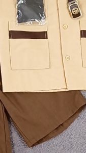 setelan seragam sekolah pramuka siaga laki-laki pendek sd kelas 1-6 topi siaga