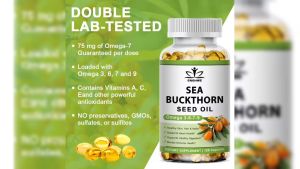 SNGHWE Seabuckthorn (Omega 3) (Omega 9) Capsules are rich in vitamins and minerals enhancing immunity anti-aging supplementing vitamins to protect the liver