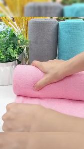 Masely 25x25cm 20Pcs/Roll Kitchen Towel Absorbent Microfiber Rub Kitchen Dishcloth Disposable Mini Towels