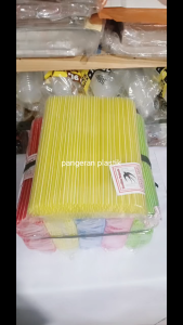 Sedotan plastik es WALET mutu terjamin tidak berbau isi 250 pcs