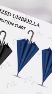One Press Long Umbrella Big Umbrella Rainy Day Protection Umbrella 8k Windproof Big Umbrellas